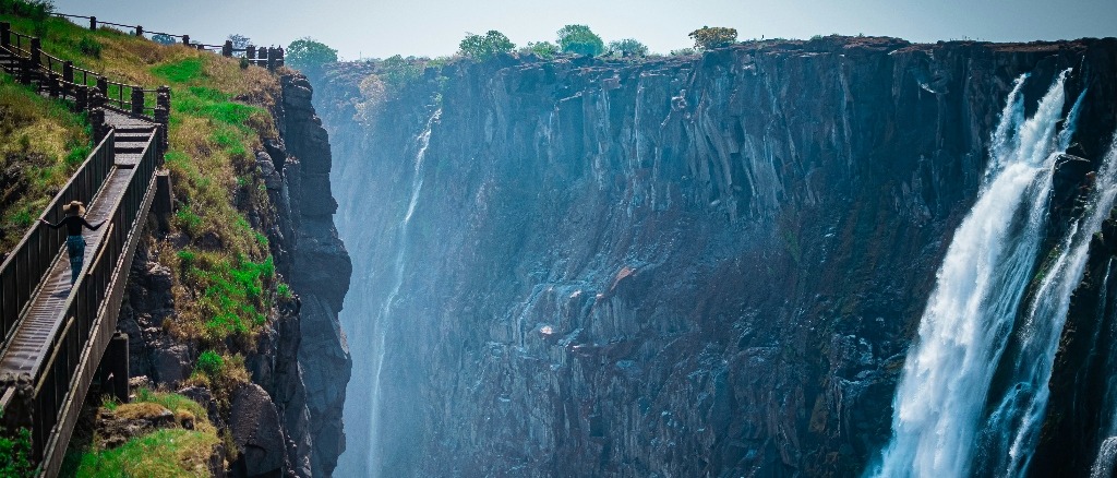 Victoria Falls, Zimbabwe  in £3400s rtn