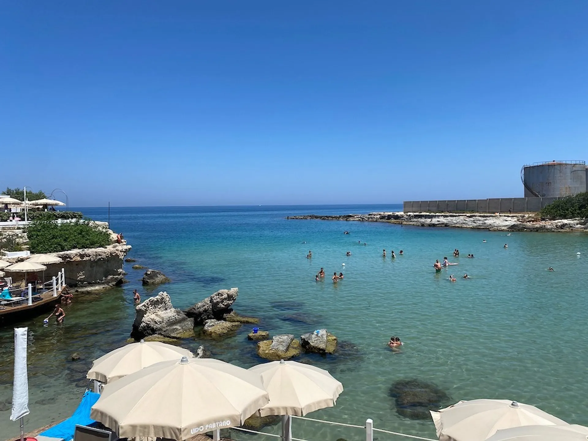 The beach at Monopoli