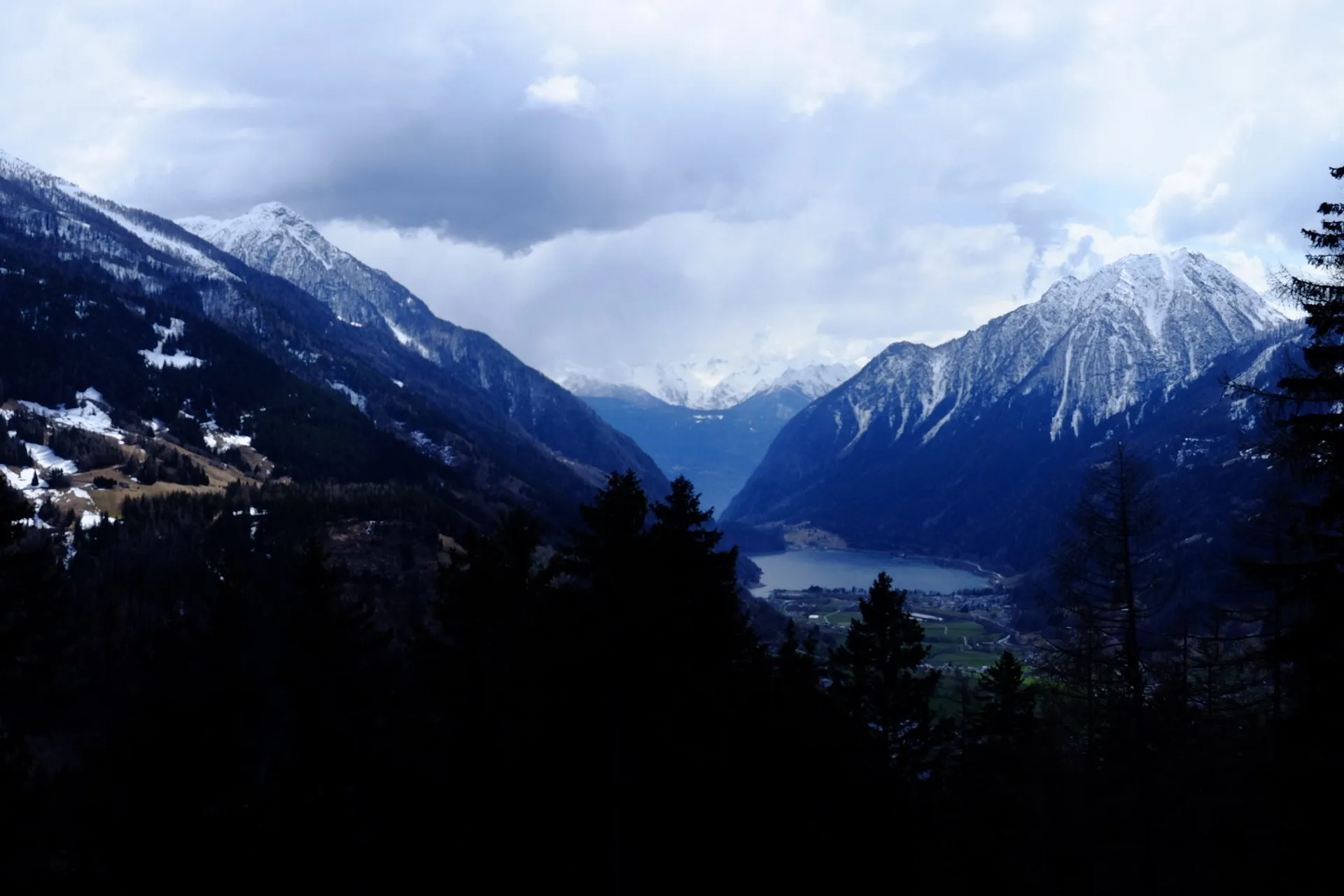 A breathtaking view of the Alps