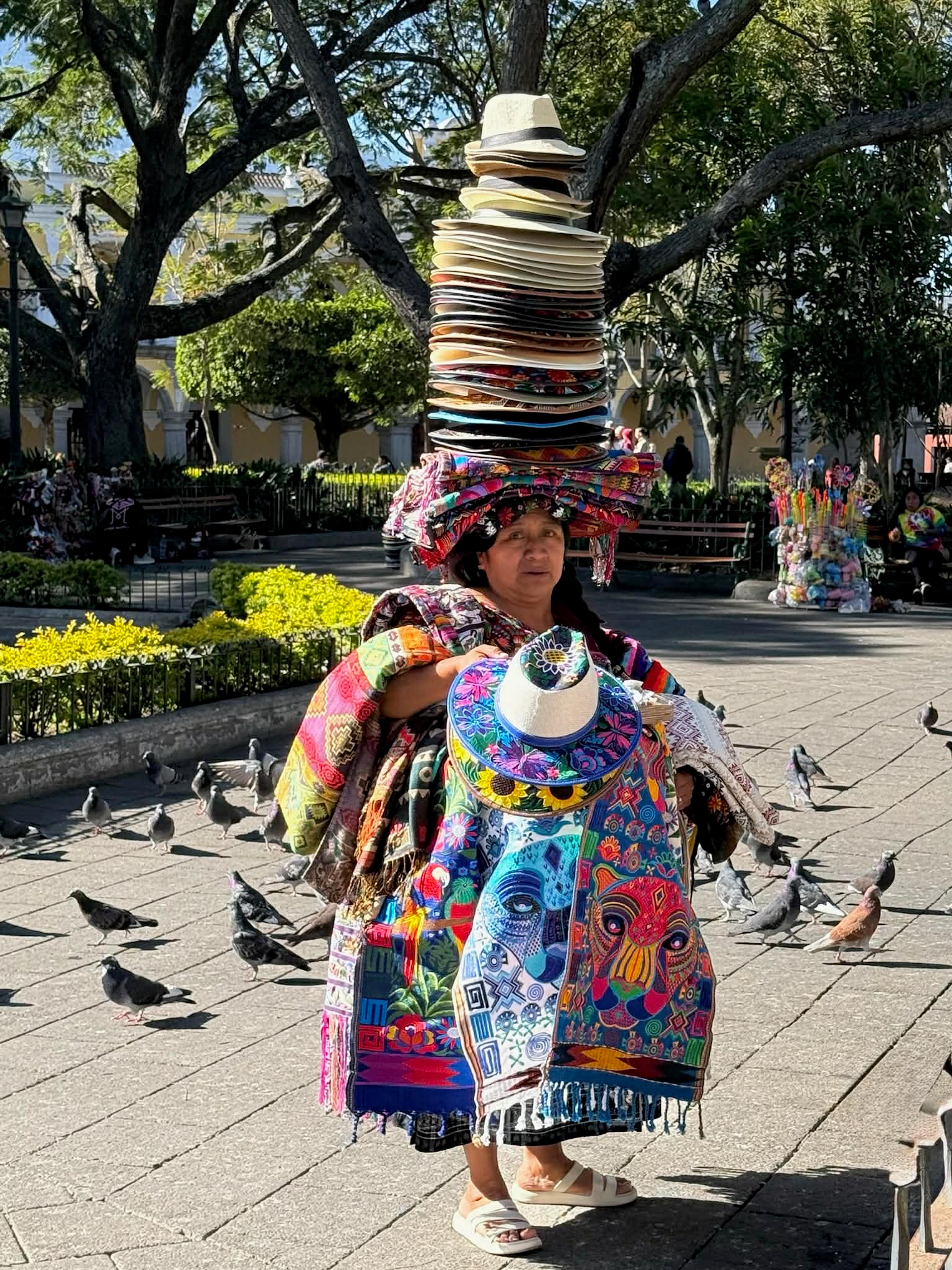 Handmade crafts and cloths in Guatemala