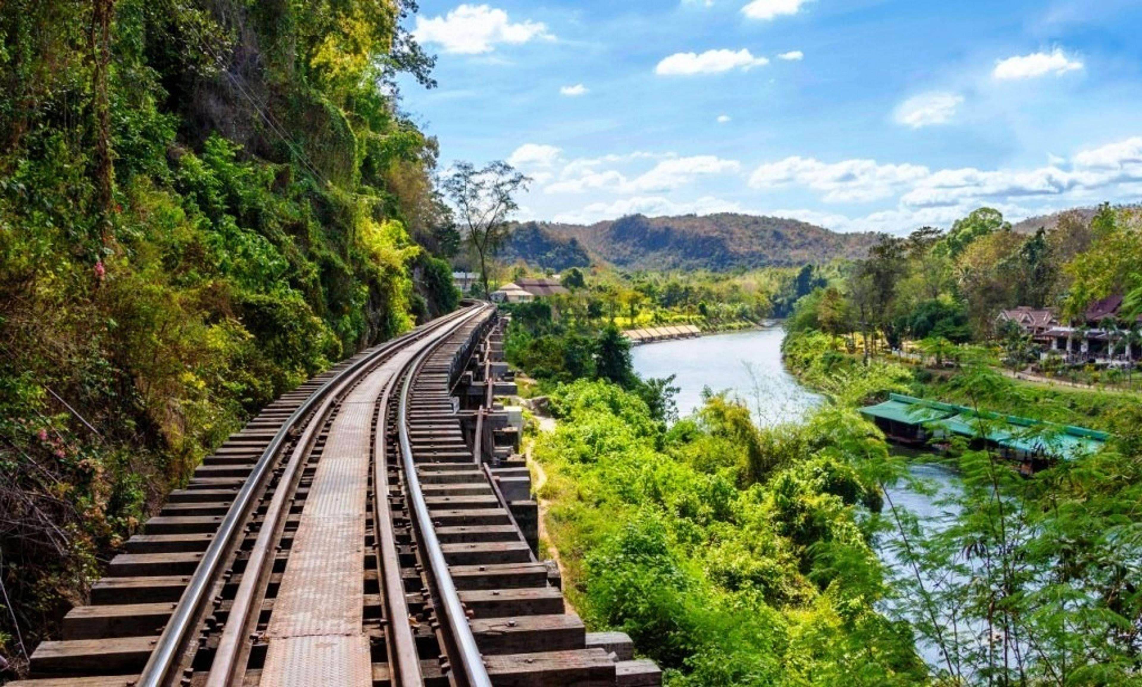 Railroad in thailand