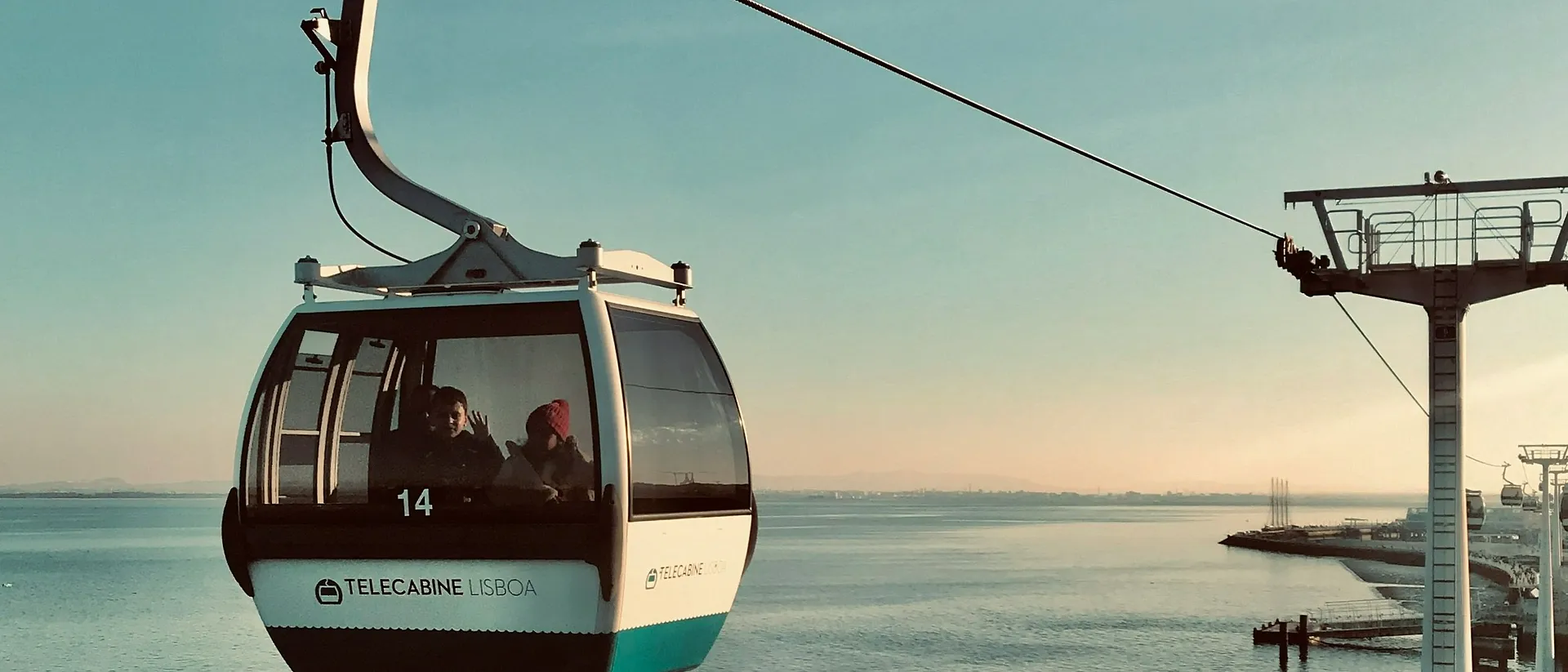 A cable car