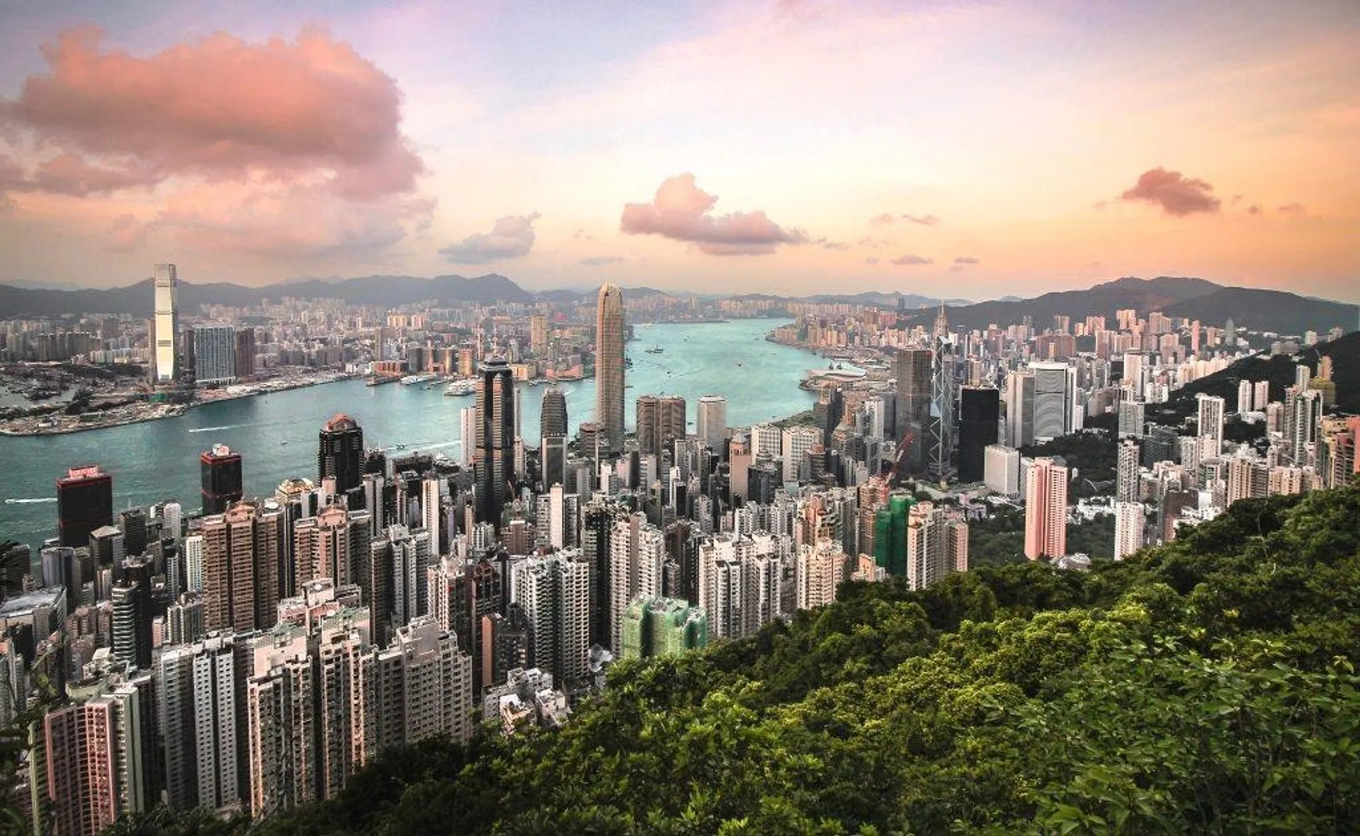 View across Hong Kong