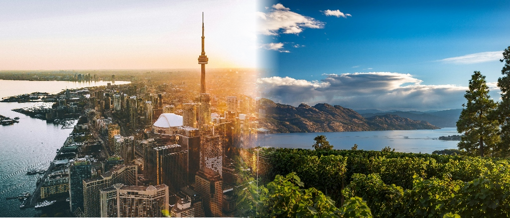 Kelowna to Toronto ⛵️🌆 and vice versa in $150s-$160s RT