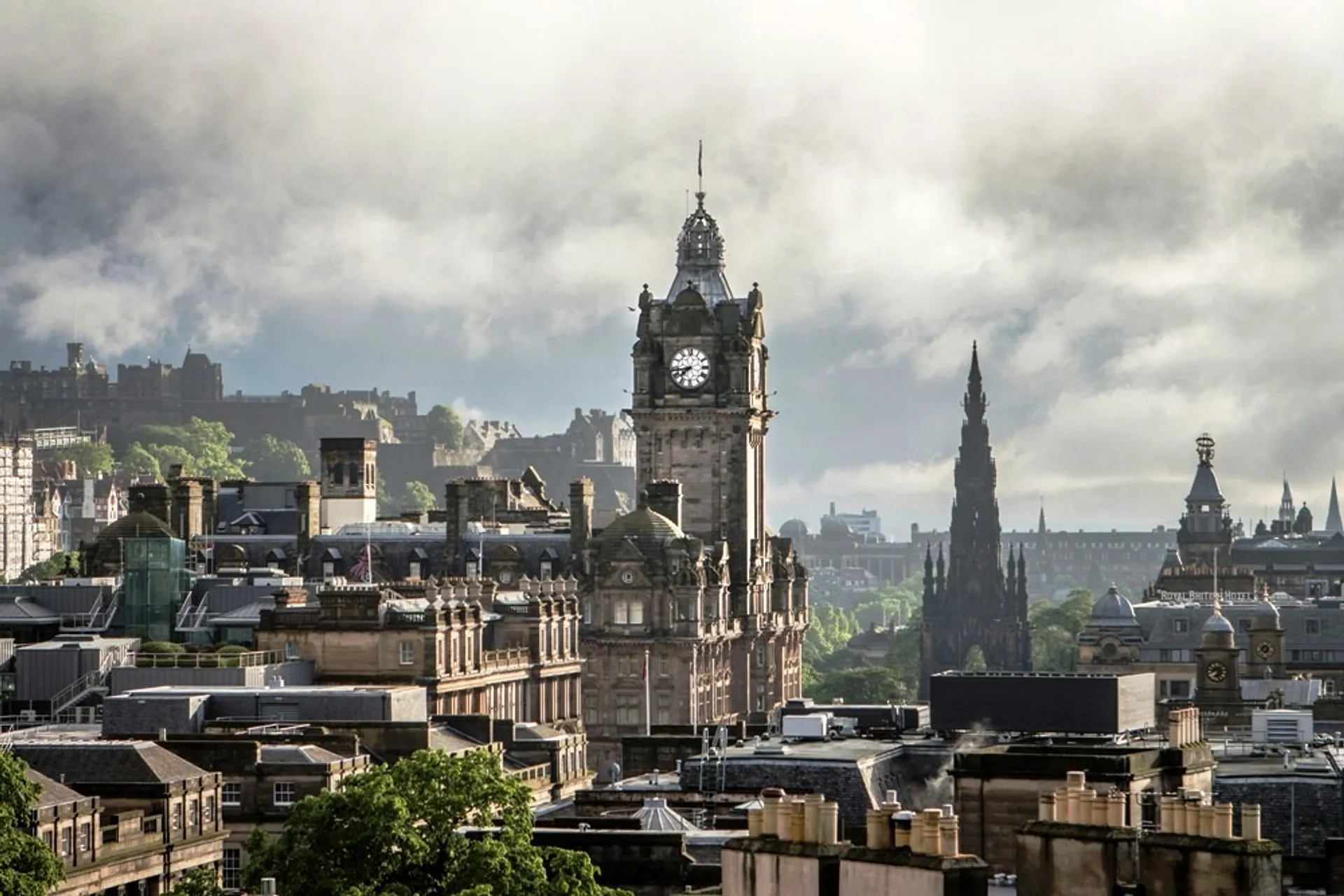 View over Edinburgh