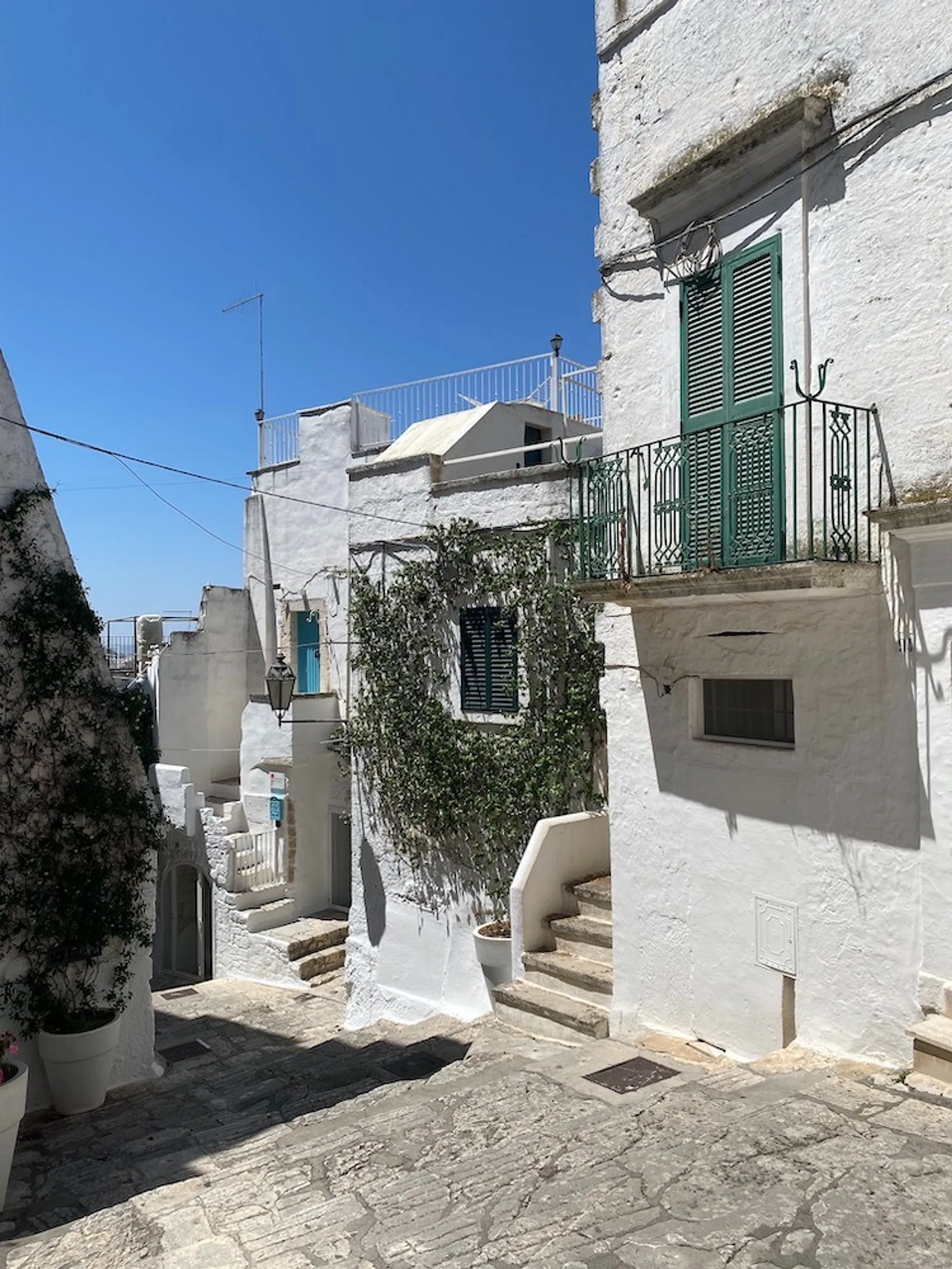 Ostuni's white buildings