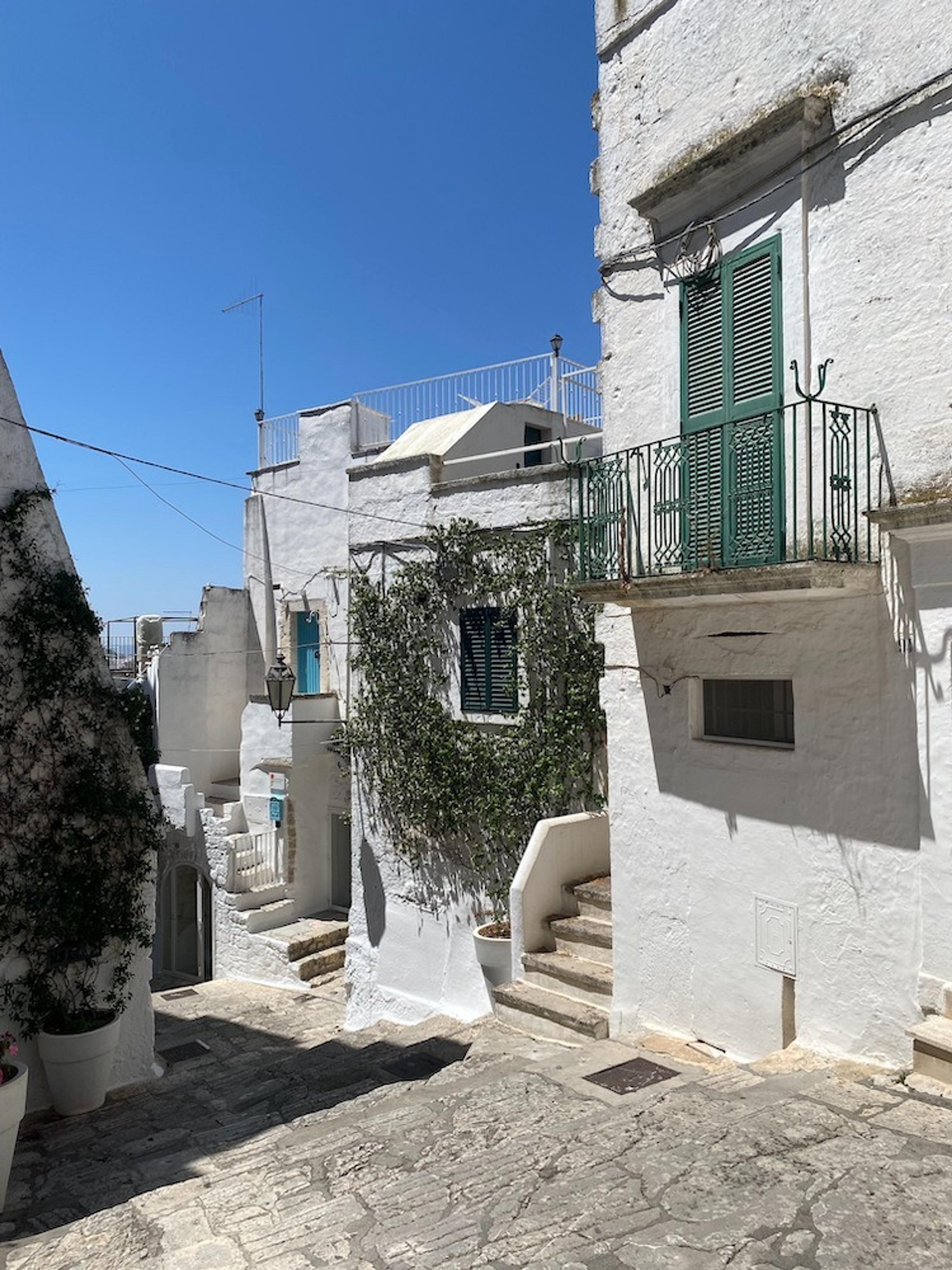 Ostuni's white buildings