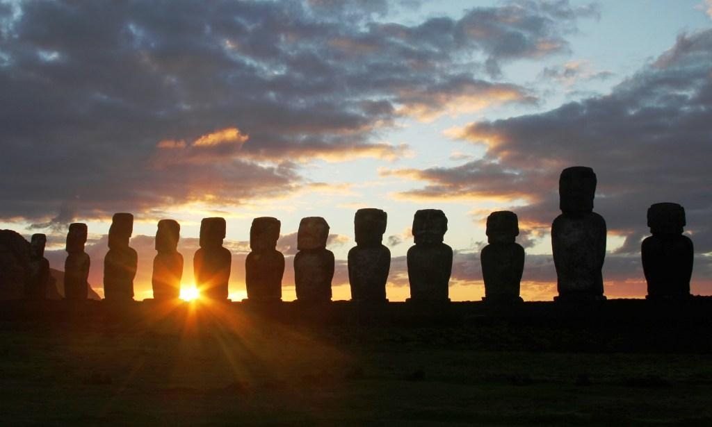 Statues on Easter Island