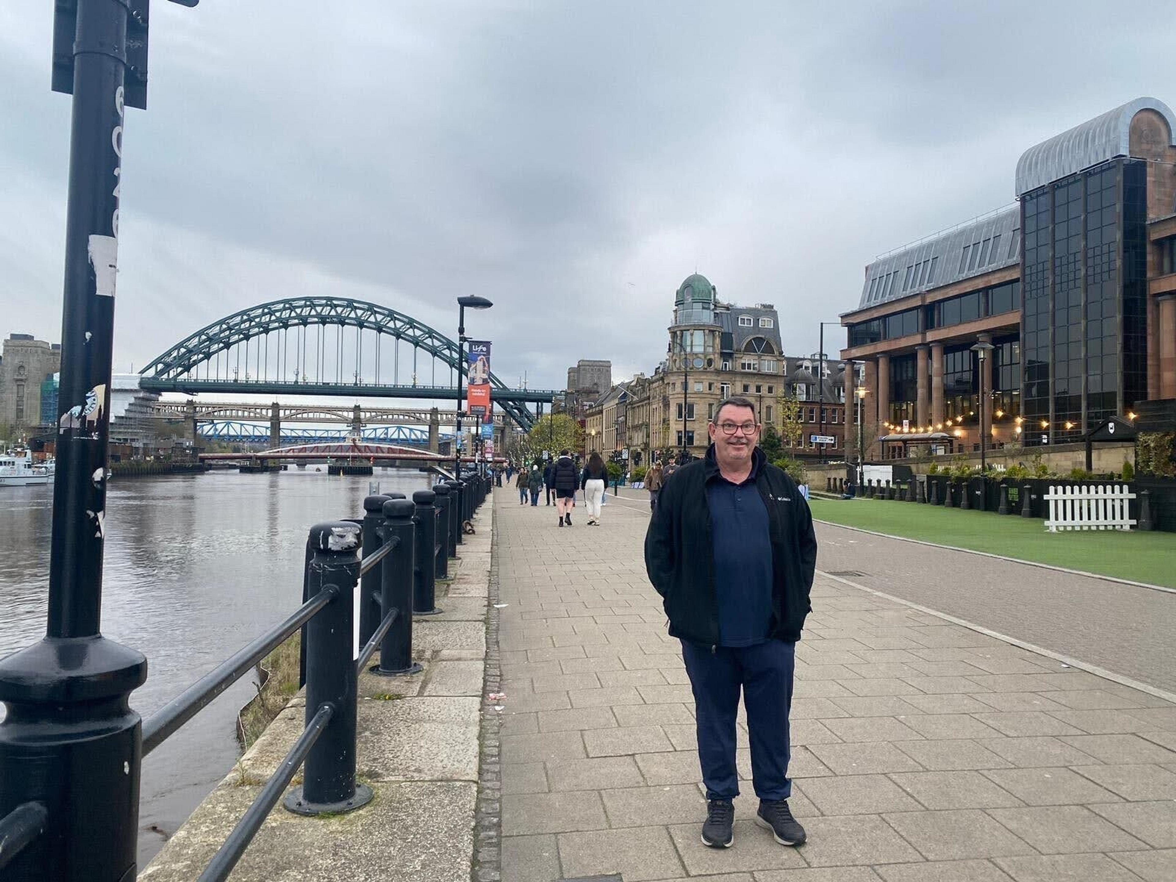 Akasha's dad in Newcastle