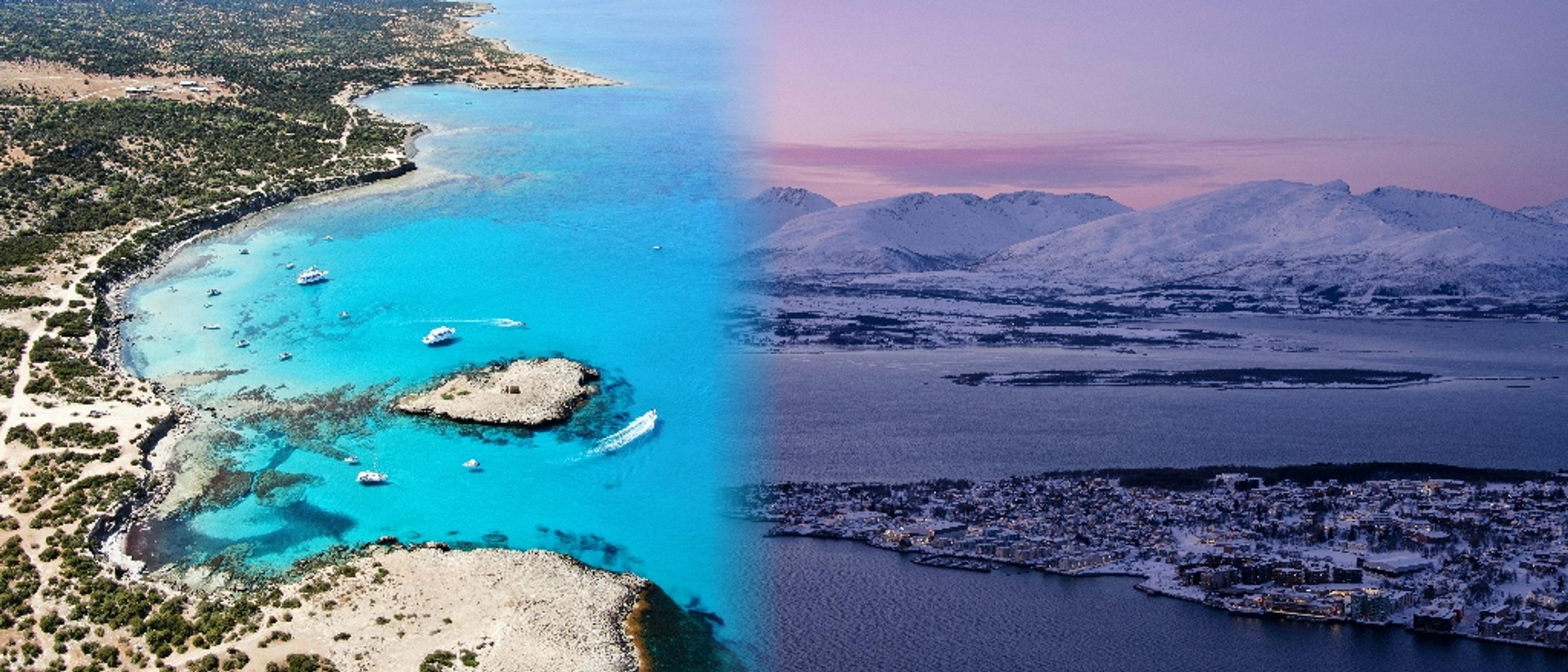 Cyprus 🌊 & Norway 🚵‍♀️ in £30s-£80s rtn 