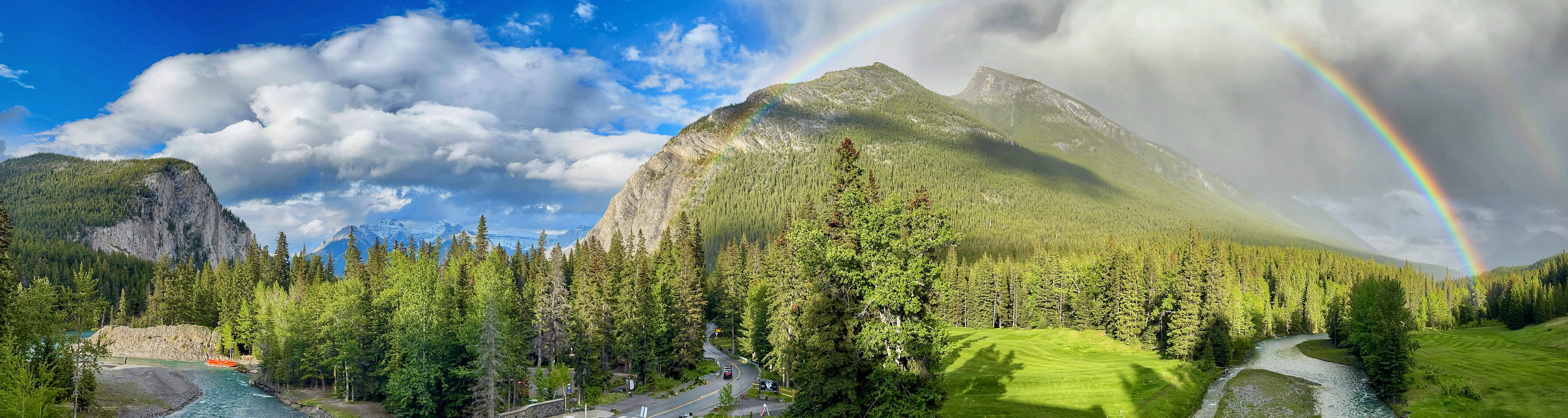 From blue sky to mountain tops to rainbows to storm clouds