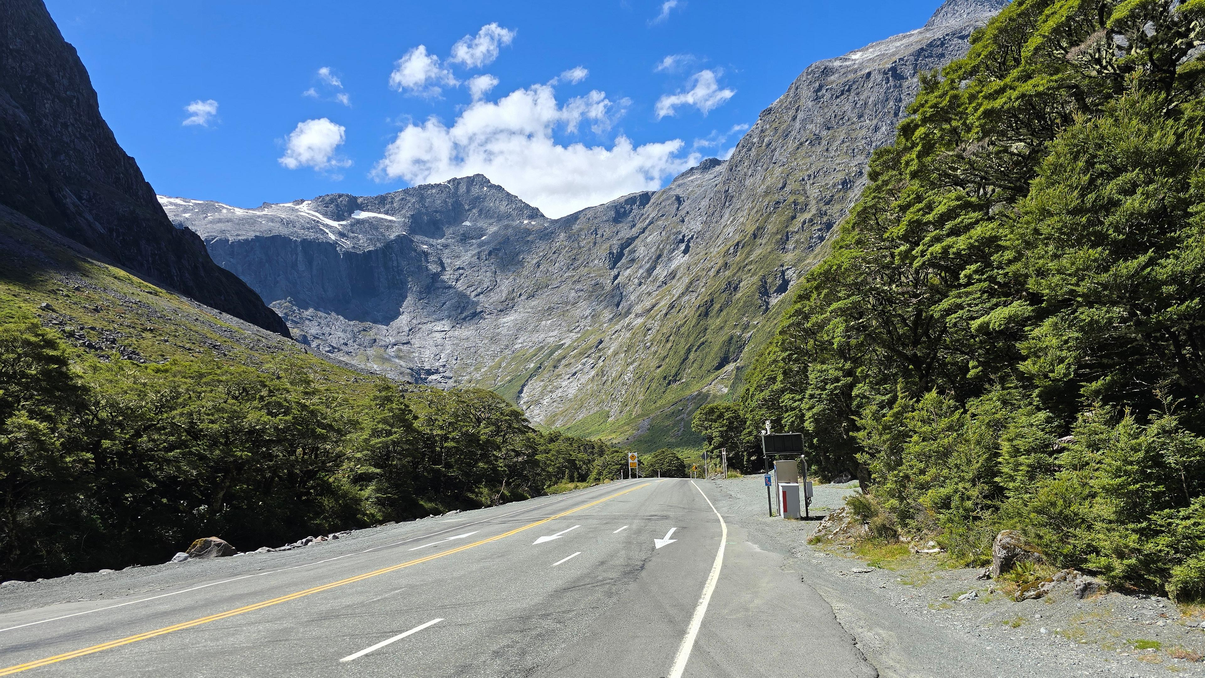 The Darran Mountains outside Homer Tunnel