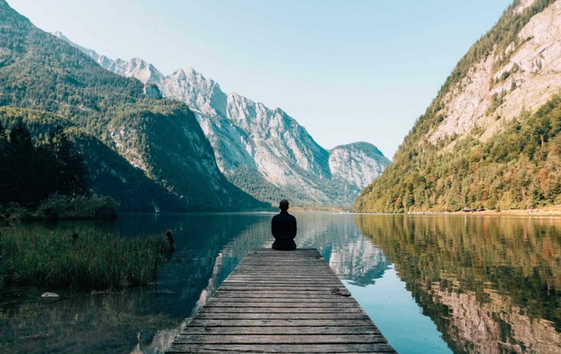 Person Lake Mountains